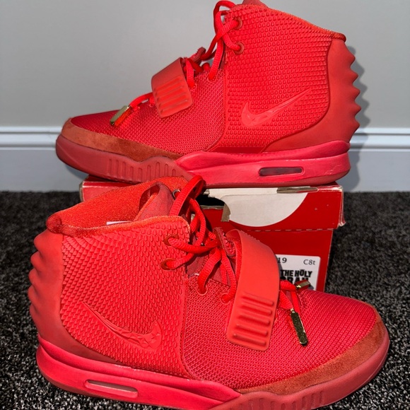 Nike Air Yeezy 2 SP Kanye West Red October Sneakers 2014 - Picture 1 of 15